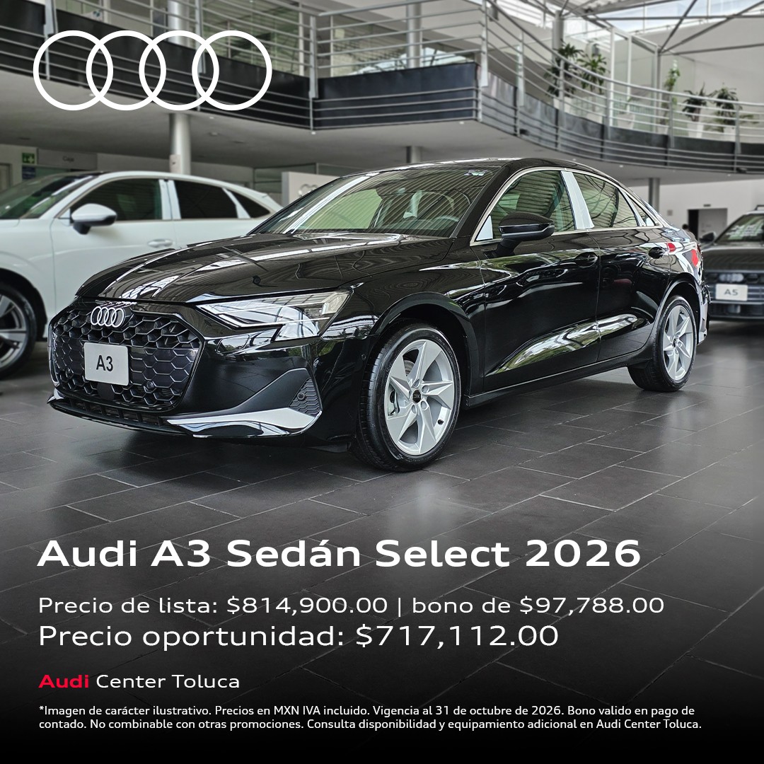 Audi A3 Sedán Select 2026