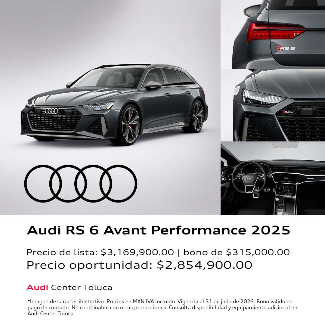 Audi RS 6 Avant Performance 2025